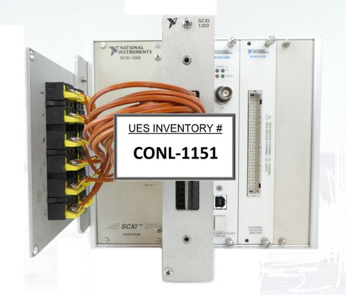 National Instruments Scxi-1000 Signal Conditioning Module Scxi-1600 Scxi-1125