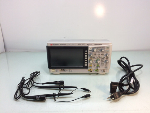 Keysight Dsox1102A 2-Ch 100 Mhz 2Gsa/S Digital Oscilloscope W/ 2X N2140A Probes