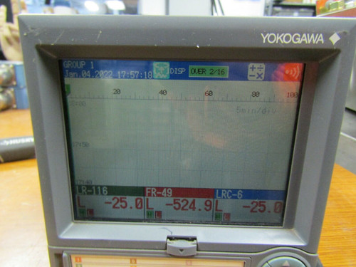 Yokogawa Daqstation Digital Chart Recorder 100-240 Vac Style S4 Dx106-1