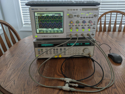 Hp Agilent Keysight 54845A 1.5Ghz 4-Channel Digital Oscilloscope