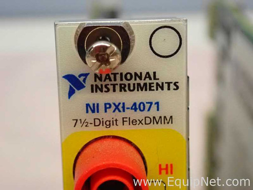 National Instruments Ni Pxi-4071 7½-Digit Flexdmm Digital Multimeter Module