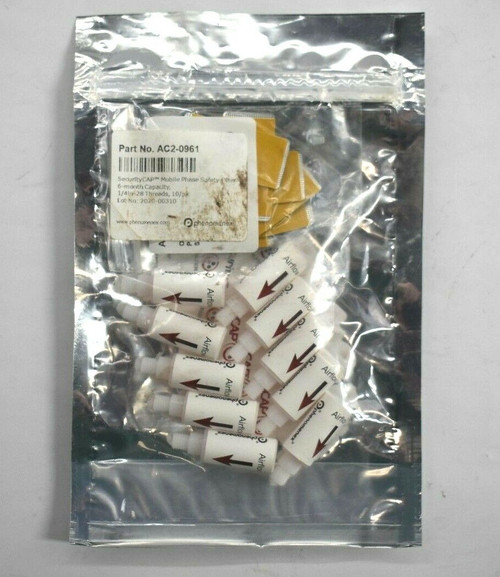 phenomenex security cap mobile phase safety filter 1/4in-28 thread 10/pk 6 month
