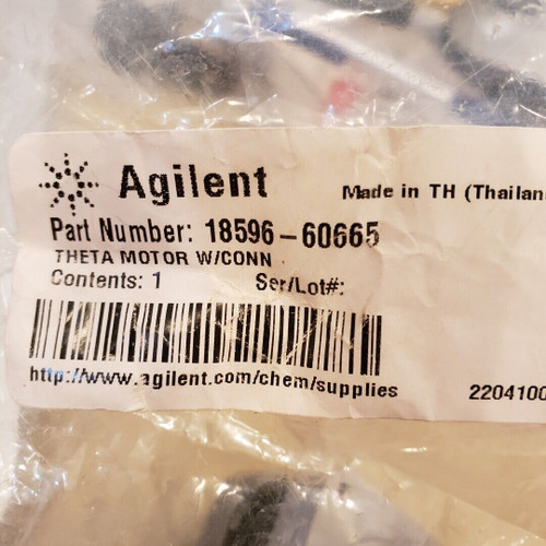 agilent (h/p) sampler tray theta motor w / connector part # 18596-60665