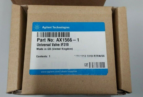 agilent ax1566-1, universal valve if310 item
