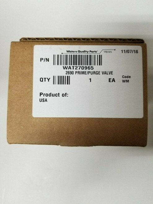 waters wat270965 alliance separations module prime / purge valve wat270592