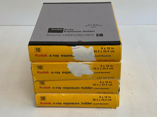 kodak x-ray exposure holder 8" x 10" - 40 pieces #1492776