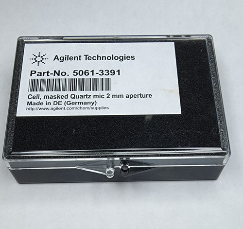 agilent 5061-3391 rectangular semi-micro cell, quartz, w ptfe lid 2mm x 10mm