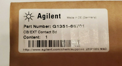 agilent g1351-68701 cb/ext contact board, in factory box