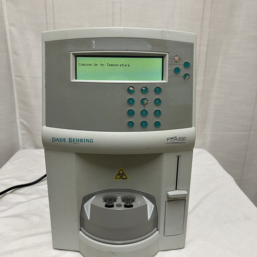 siemens dade behring pfa 100 platelet function analyzer hematology lab b4170-00