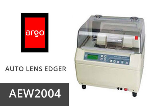 semi auto lens edger argo aew2004 w/pattern maker and local center meter