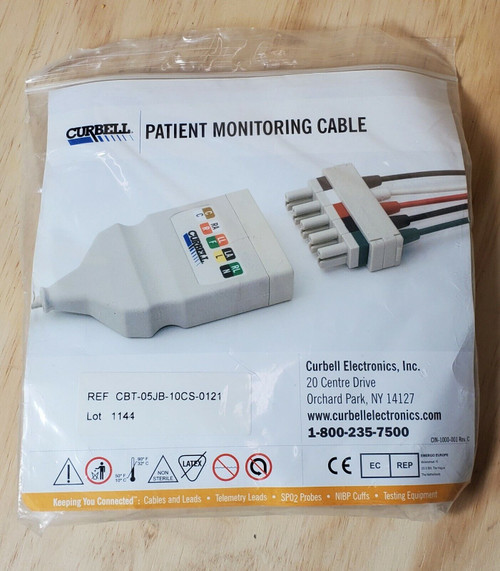 curbell cbt-05jb-10cs-0121 ecg trunk cable