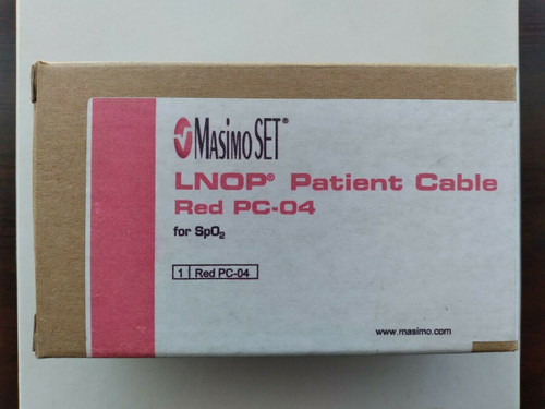 masimoset lnop patient cable red pc-04