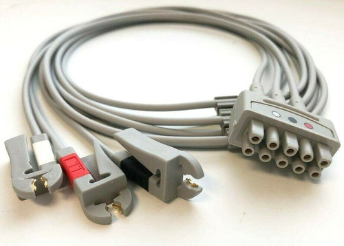 ge multi-link leadwire set, 3 lead with grabber - 412682-002