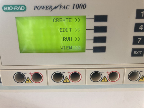 bio-rad biorad powerpac power pac 1000 v supply 1000v electrophoresis gel vertic