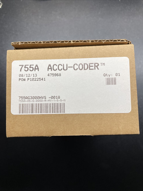 Accu-Coder 755A-05-S-3000-R-Hv-1-S-S-N Incremental Encoder 5-28 Vdc