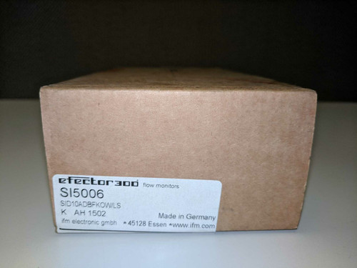 Ifm Efector Si5006 Flow Monitor