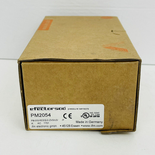 Ifm Efector Pm2054 Flush Pressure Transmitter Pm-010-Res30-E-Zvg/Us