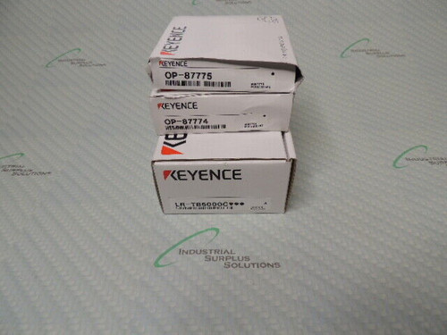 Keyence Lr-Tb5000C Laser Sensor 5Mm Detection 2M Cable W/ Bracket Kits