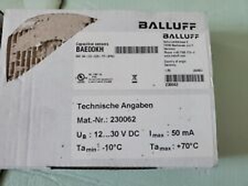 Balluff Bae Sa-Cs-026-Yp-Bp02 Capacitive Sensor Amplifier- Bae00Kh