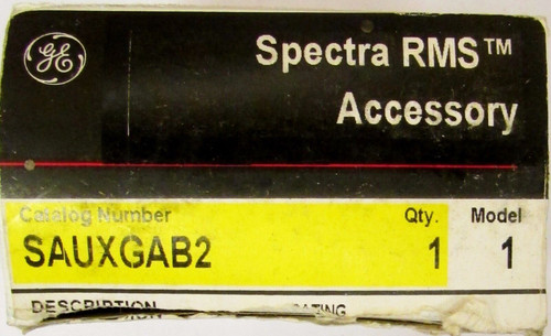 Ge Ge Spectra Rms Auxiliary Switch Sauxgab2