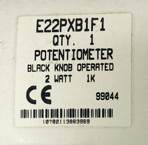 Cutler Hammer E22Pxb1F1 2 Watt 1 K Ohm Potentiometer