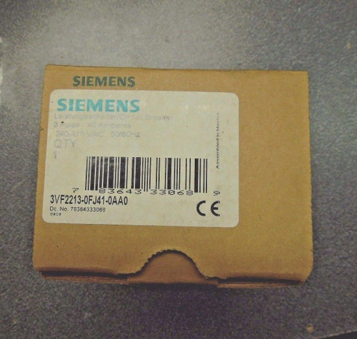 Siemens 3 Pole 40Amp Circuit Breaker Vf100