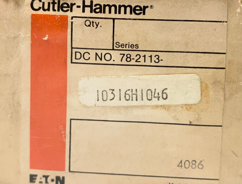 Cutler Hammer 10316H1046C 600 Vac Pilot Duty 10316H1046 Limit Switch