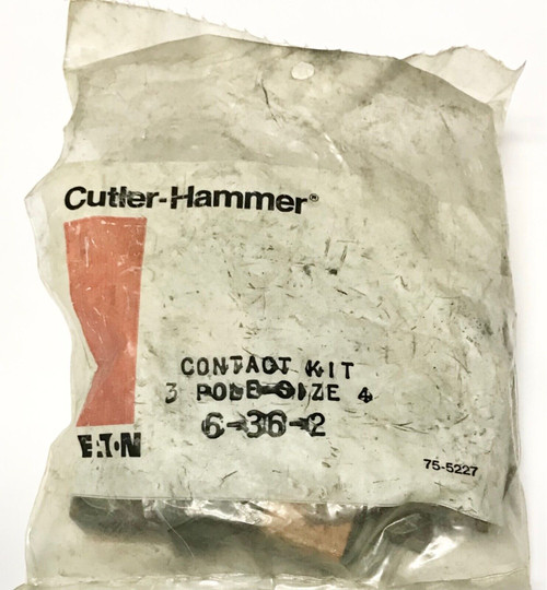 Cutler Hammer 6-36-2 Size 4 Citation Freedom Series Contact Kit 6 36 2