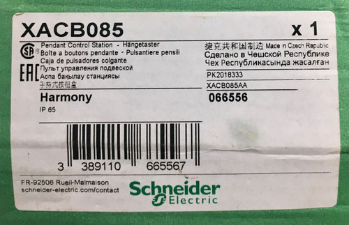 Schneider Electric Telemacanique Xacb085 8 Unit Pushbutton Pendant Control