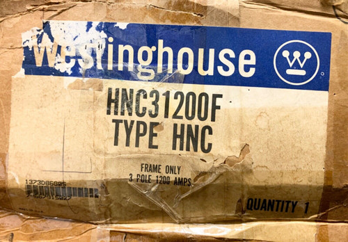 Westinghouse Hnc31200F 1200 Amp Type Hnc Hnc31200 Circuit Breaker Frame