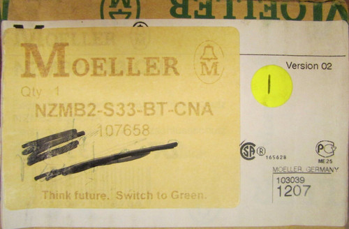 Eaton Klockner Moeller Nzm 2 Circuit Breaker 3 Pole 33 Amp Nzmb2 S33 Bt Cna