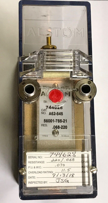 Alstom A62 545 56001 785 21 B1 Safety Relay Protective Device