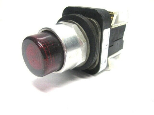 Allen Bradley 800T-Qb24 Red Illuminated Momentary Pushbutton 24V Ac/Dc Series T