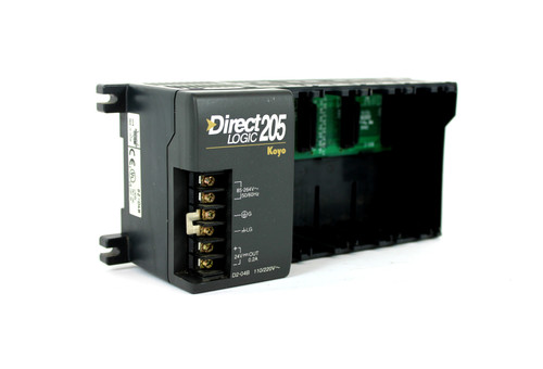 Automation Direct D2-04B Direct Logic 205 I/O Module Base, 4-Slot, 110/220V Ac