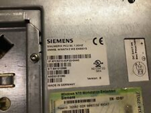 Siemens Sinumerik Pcu50 6Fc5210-0Df22-0Aa0 1.2Ghz