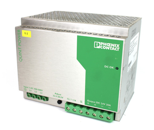 Phoenix Contact Quint-Ps-3X400-500Ac/24Dc/20 Power Supply Unit