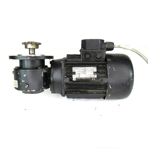 Bonora H71B/4 Op. 64444 Asynchronous Motor, 3-Phase, 50/60Hz, 1370~1640 Rpm, 1.2