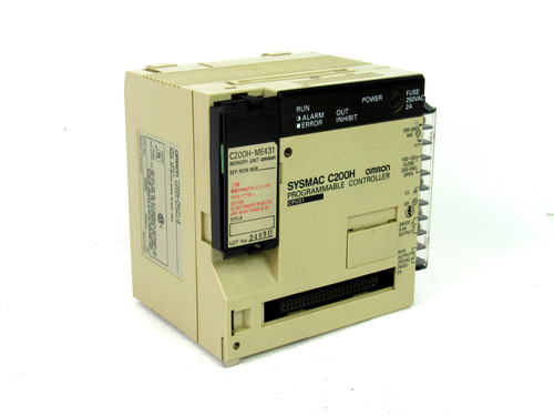 Omron C200H-Cpu21-E Plc Cpu Unit, 100-120/200-240V Ac W/ C200H-Me431 Memory Unit