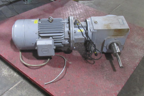 Stober Fdr112M/ 4Ab60 Gearmotor 3-Phase W/ K402Vf0175Mr30D11244 Gearbox