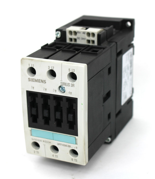 Siemens 3Rt1034-3B Contactor 45 Amps