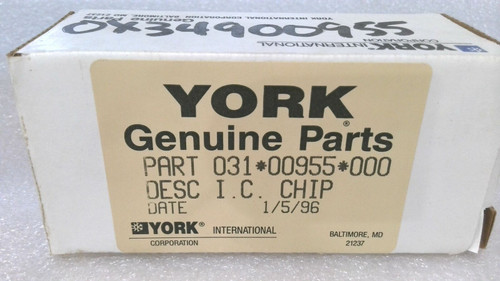 York Controls 031-00955-000 I.C. Chip Micro Board,