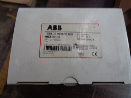 Abb Contactor A63-30-00 24Volt