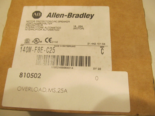 Allen Bradley Motor Protection Circuit-Breaker, 140M-F8E-C25