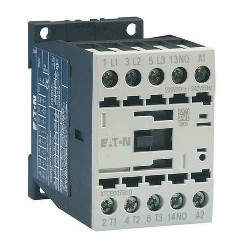 Eaton Iec Magnetic Contactor, 3 Poles, 24V Dc, 15 A, Reversing: No Xtce015B10Td