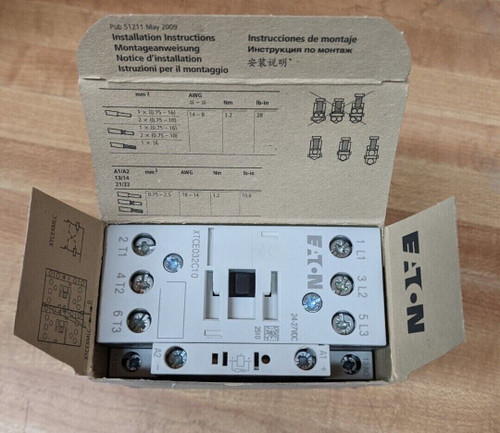 Eaton Moeller Dilm32-10 Rdc24 Xtce032C10Td Contactor 24-27Vdc