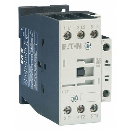 Eaton Xtce025C10E Iec Magnetic Contactor, 3 Poles, 208 V Ac, 25 A, Reversing: No