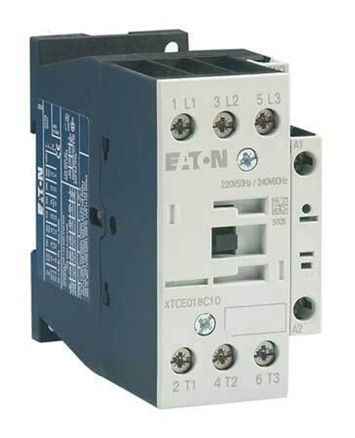 Eaton Xtce032C10Td Iec Magnetic Contactor, 3 Poles, 24 V Dc, 32 A, Reversing: No
