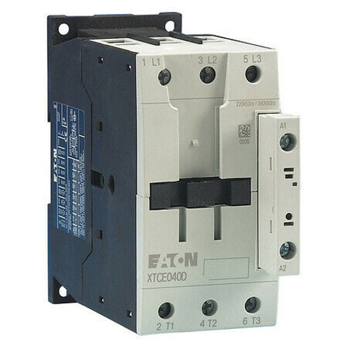 Eaton Xtce040D00T Iec Magnetic Contactor, 3 Poles, 24 V Ac, 40 A, Reversing: No