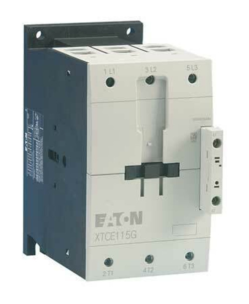 Eaton Xtce115G00C Iec Magnetic Contactor, 3 Poles, 480 V Ac, 115 A, Reversing:
