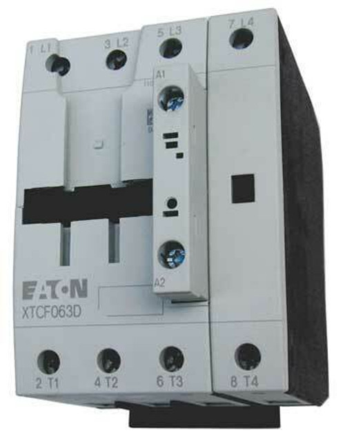 Eaton Xtcf080D00Td Iec Magnetic Contactor, 4 Poles, 24 V Dc, 50 A, Reversing: No